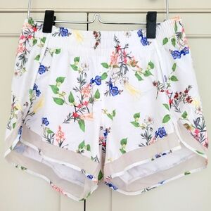 Athleta Floral Shorts Size Small
